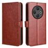 For TECNO Spark 30C 4G kL5n Case Crazy Horse Texture PU Leather Phone Wallet Cover