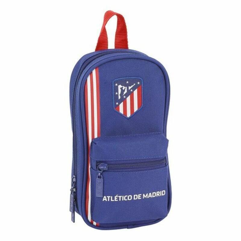 Atlético Madrid-Plumier Backpack Atlético Madrid In Blue Navy Blue 12 X 23 X 5 Cm (33 Pieces)