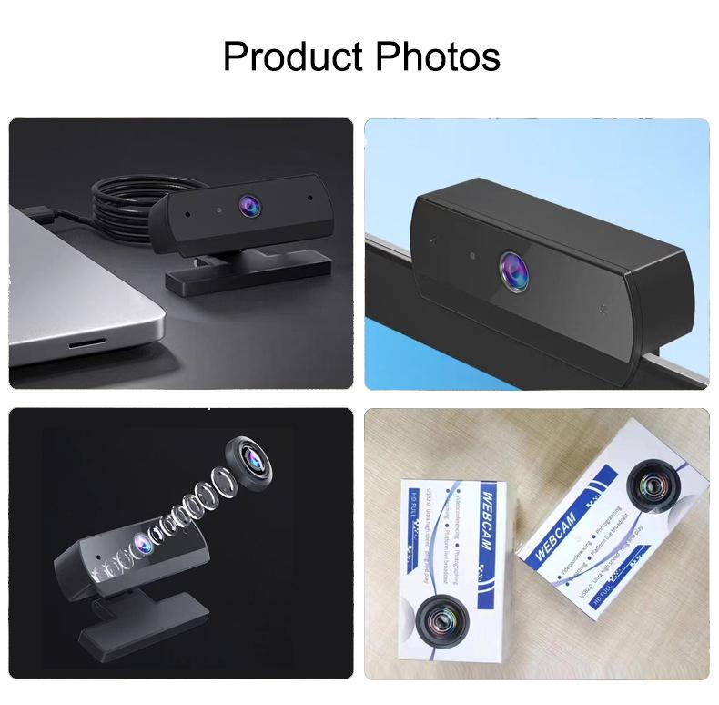 HD1080P Android Camera with Microphone, Plug & Play, Compatible with Windows, Mac, and Android Systems