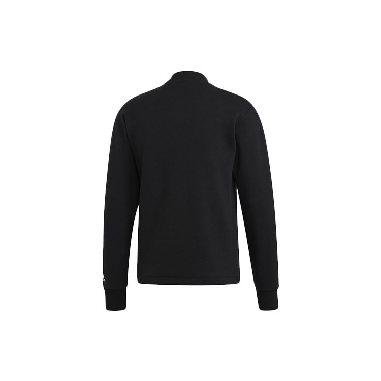 Adidas VRCT Crew Neck Sweatshirt With Letter Print Men Sweatshirts Black EA0383