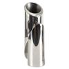 Artistic Metal Flower Vase, Mismatched Design, Large Opening, Beveled Edge - Ideal for Living, Dining, or Office Décor