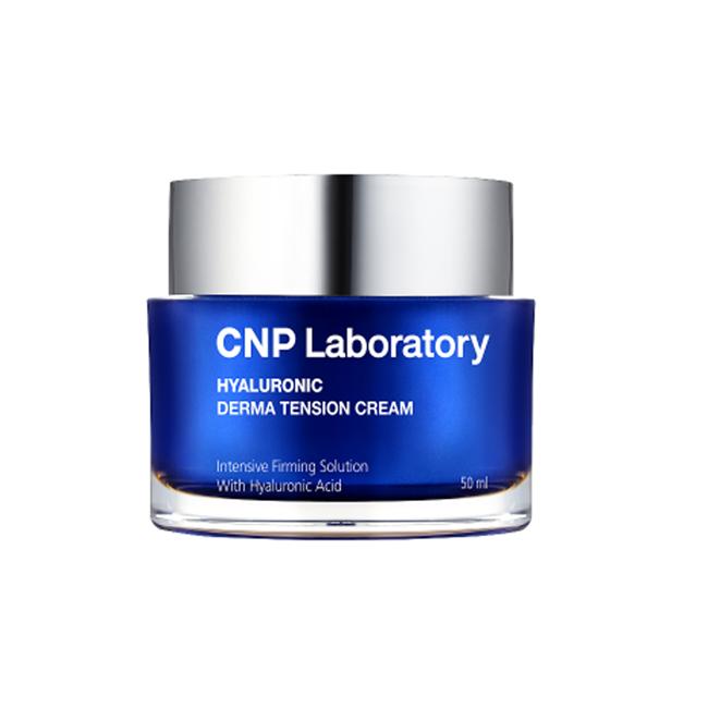 CNP Hyaluronic Derma Tension Crème 50ml + Propolis Vochtigheid Zonnebrandcrème 1ml x 10 Set blue