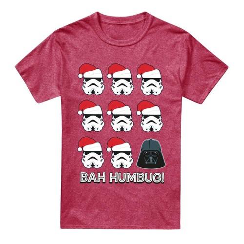 Star Wars Unisex Adult Empire Bah Humbug Polycotton T-Shirt