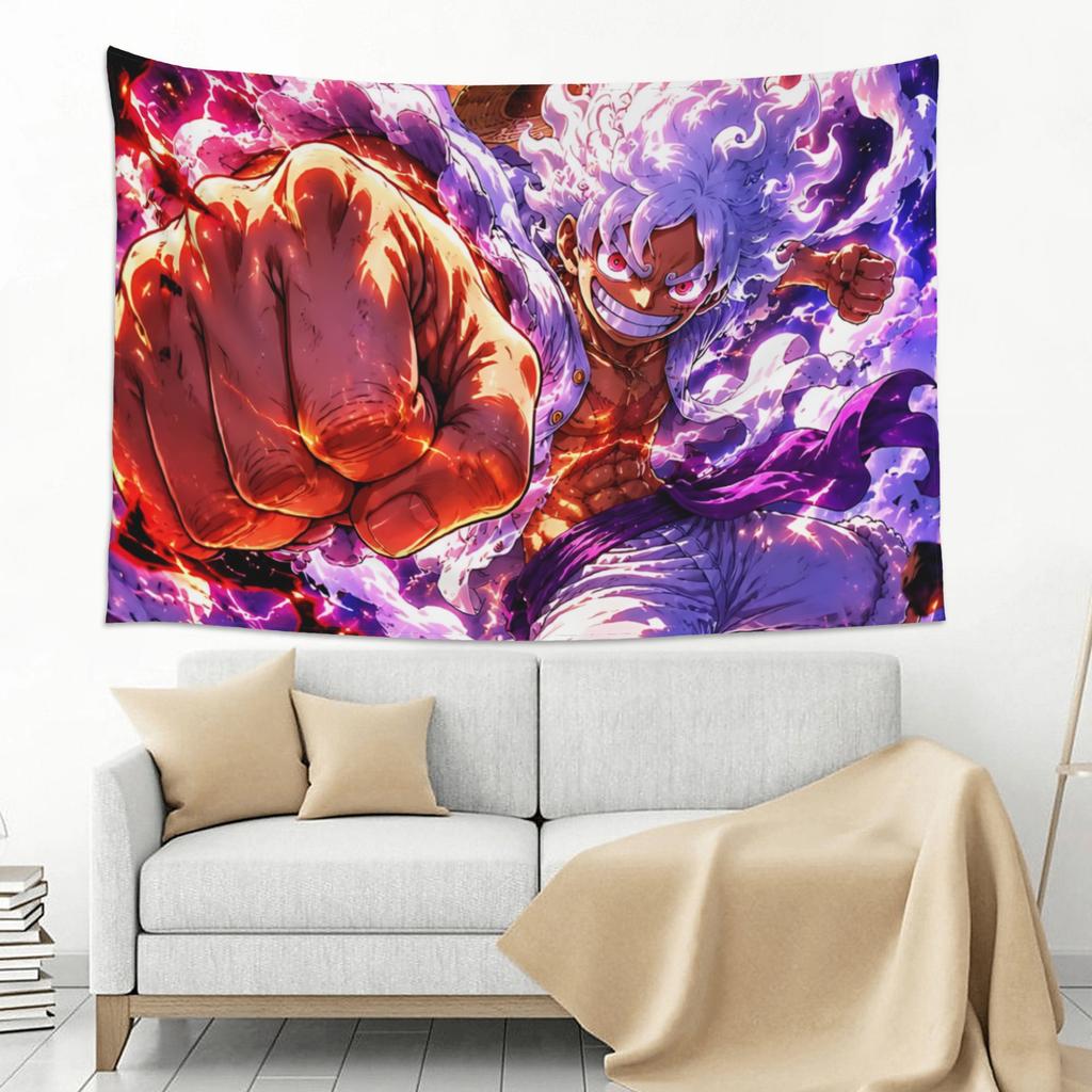 Cutecore Anime One Pieces Tapestry Bedroom Decoration Shonen anime Wall Hanging Blanket Tapestry Cool Stuff For Room
