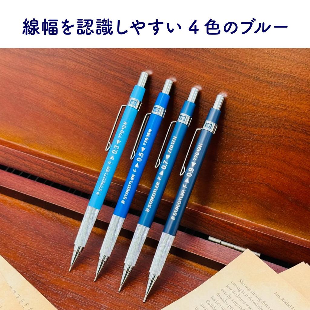 Staedtler 770 15N Mechanical Pencil, 0.5mm, Blue, for Drafting