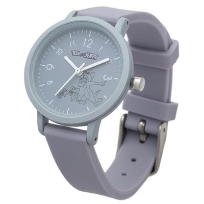 Watch Tom and Jerry Analog Silicone Belt Line Art Rubber Watch Tom Jerry Toffee Purple [Fieldwork] Women's & & TAJ005-3