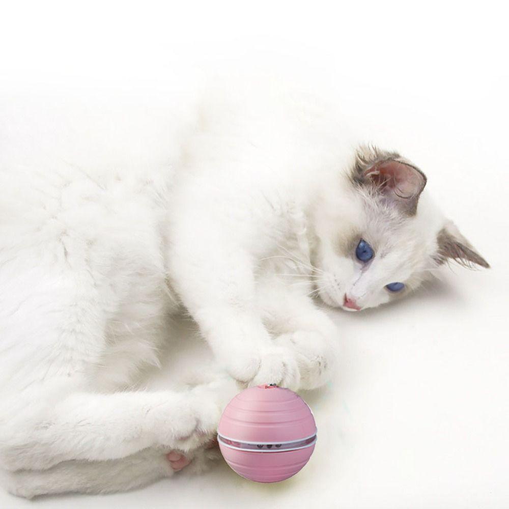 Rechargeable Cat Interactive Ball Automatic Self-playing Cat Ball Interactive Cat Ball Toy  Indoor