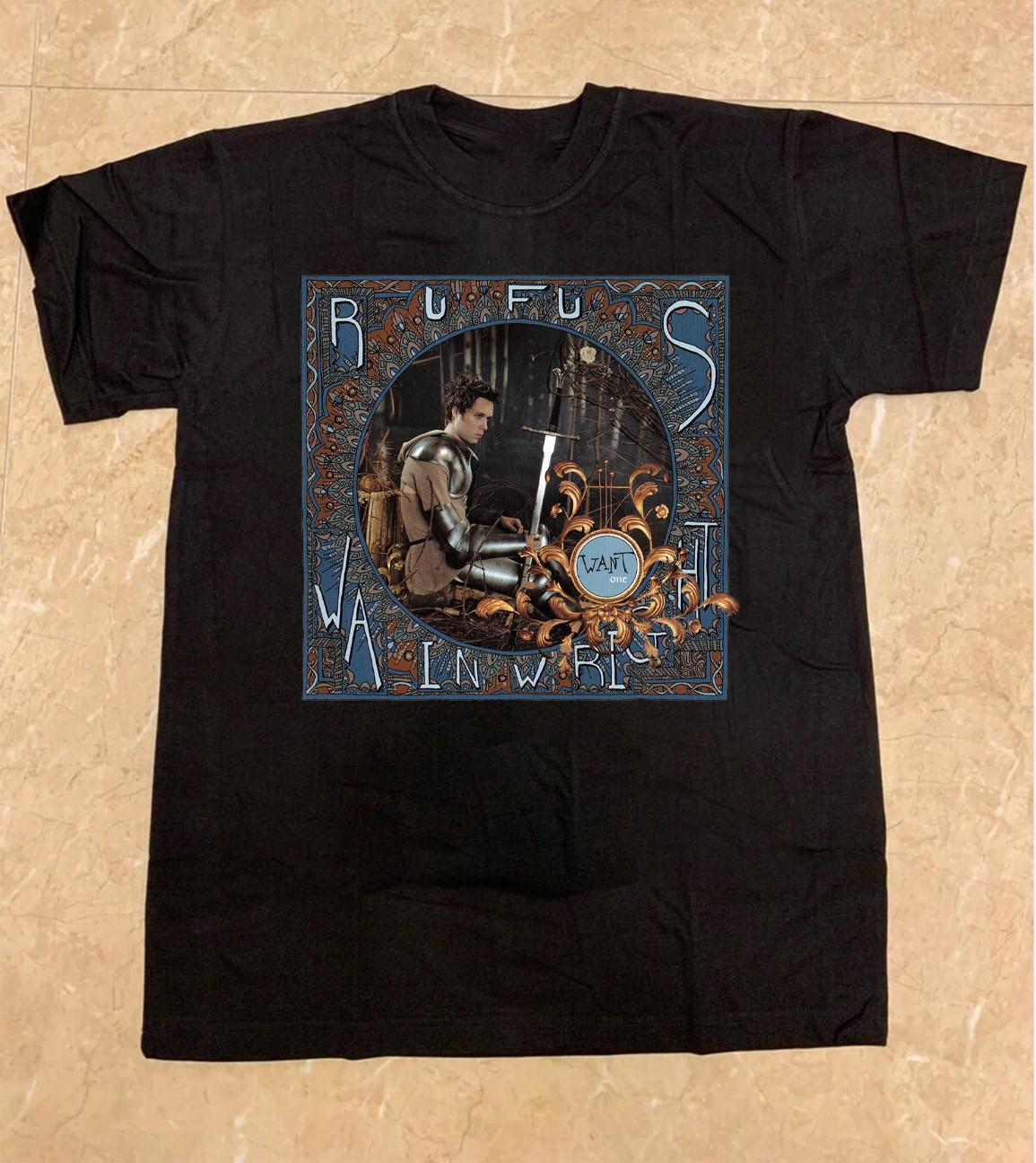 Rufus Wainwright – Want One Black Cotton Shirt S-5XL CL640 XL
