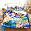 ŌOzora-Subaru Bedding Set Single Twin Full Queen King Size Bed Set Aldult Kid Bedroom Duvetcover Sets 3D Anime Kawaii bed