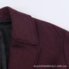 Womens Oversized Long Wool Blend Coat Streetwear Style Loose Fit Winter Outerwear