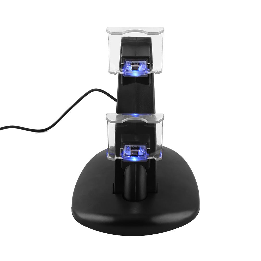 USB Dual Charging Charger Docking Station Stand for PS4 for Playstation 4 Slim/Pro Controller