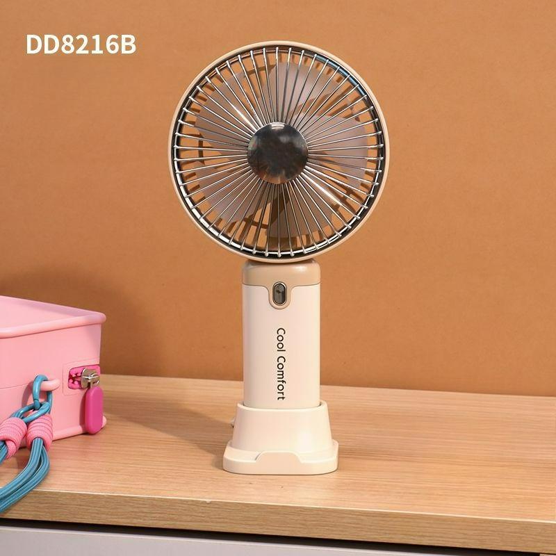 

Portable Fan Handheld USB Rechargeable Mini Fan 1200mAh Adjustment Suitable for Travel Outdoor Office Home