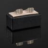 Exquisite Electroplated Gold Batch Flower Metal Cufflinks Men's French Shirt