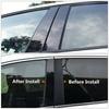 Car Pillar Posts Door Window Trim Stickers For Toyota Sienta XP170 2017-2023 Auto Door Window Column Stickers Kits