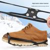 Outdoor Sports Crampon Non-slip Shoe Stud Cover Snow Climbing Mud Anti-drop Forefoot Heel Elastic Shoe Stud Cover