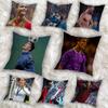 Cool R-RonaldoS Player CR7s Pillow Case Pillow Case Living Room Sofa Cushion Cover Suitable For Home Bedroom Room Decoration