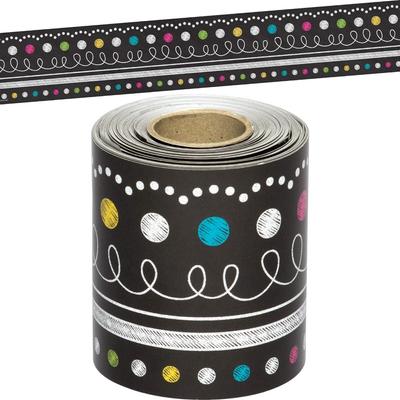 5.7cm * 10m Billboard Border Decoration Paper Waterproof Border Decoration Sticker Office