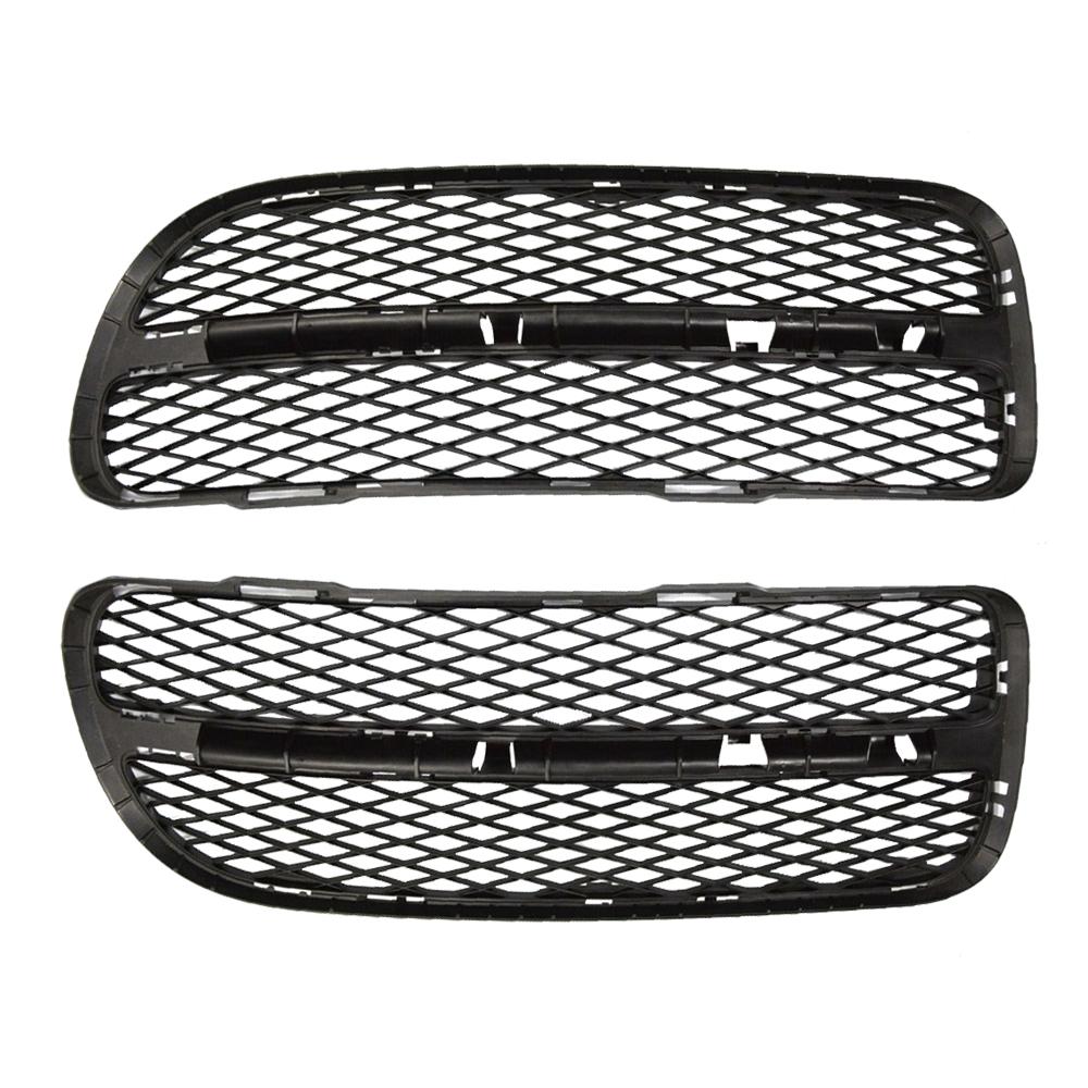 Lower Bumper Fog Light Grille Fit for Volkswagen Touareg 2003-2006 Plastic Black Lower Bumper Fog Light Grille