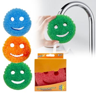 Scrubing Cleaning Sponge Dish Washing Temperature Sensitive Scrubber Kitchen