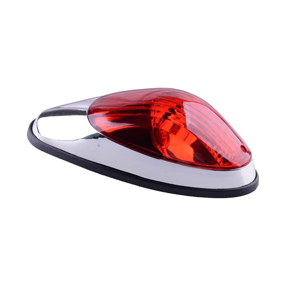 DC12V Motorcycle Rear Brake Tail Light Red Lens For Honda Yamaha Suzuki Kawasaki