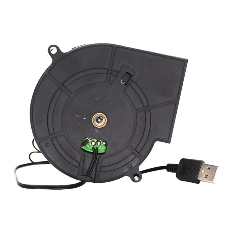 5000RPM Fast Speed 5V USB Blower Fan Light Weight Design Plastic Metal Construction Workshop Applications