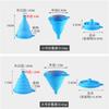 1Pc Food Grade Small Silicone Funnel Durable Soft For Oil Liquid Kitchen Cooking Tool Random Color
