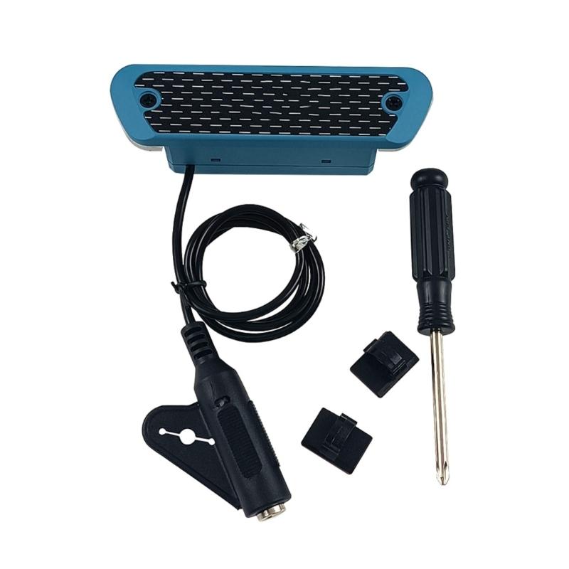 Acoustic Guitar Sound Hole Pickup Replacement Soundhole Pickup System with Microphone Tone Volumes Control Easy To Use