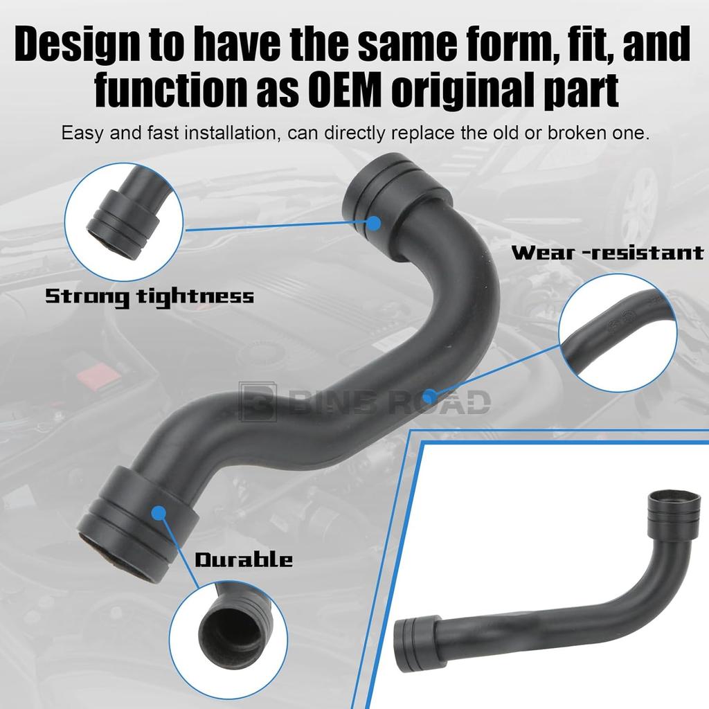 Turbo Intake Pipe Repair Mini Hose 2710901929 2710901629 Compatible with Mercedes Benz C180 C200 E200 E350 SLK200 M271 W204 W212 W172