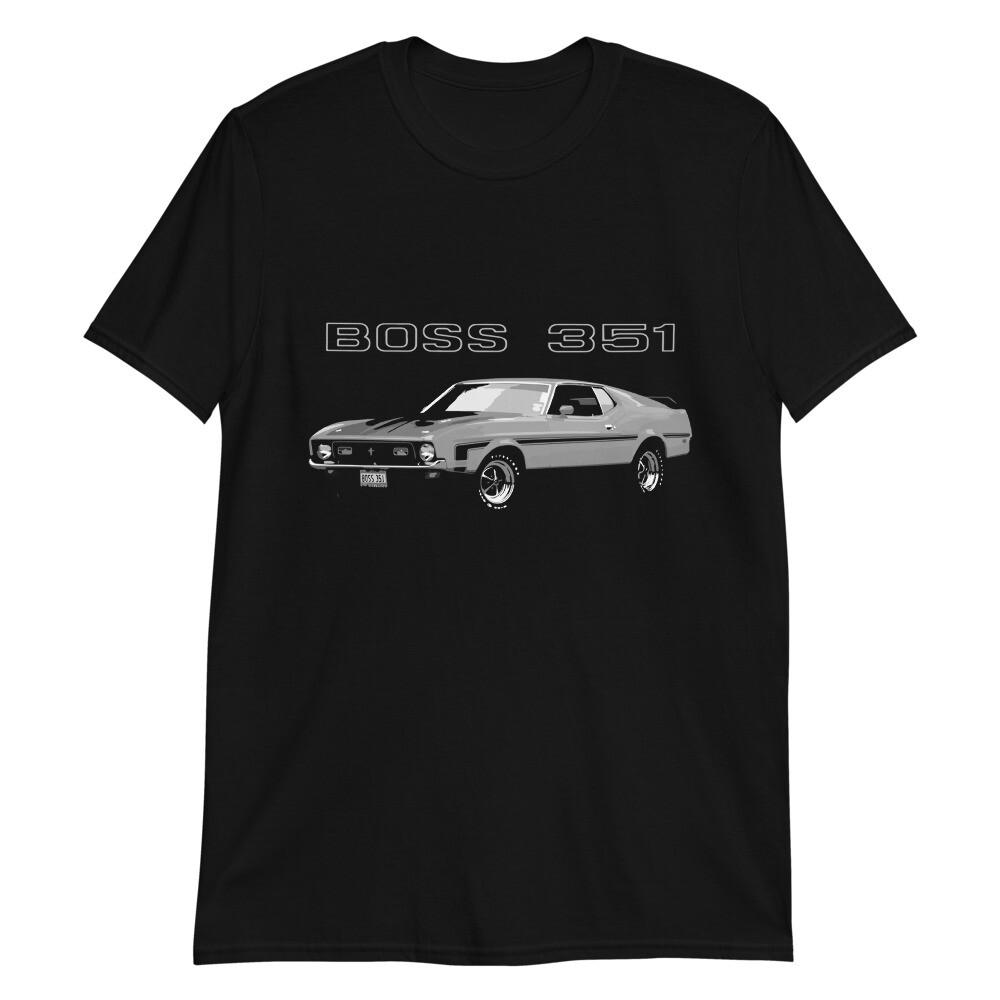 Third Gen Foxbody White Mustang Short-Sleeve Unisex T-Shirt S