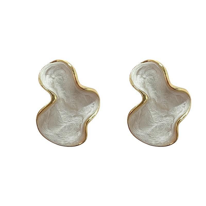 Stylish Cloud Geometric Ear Studs for Women - Trendy, Unique, and Creative Fashion Earrings