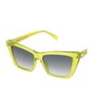 TOUS Brand Design Acetate Square Sunglasses Women's Yellow M190605478004