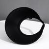 Straw Hat Black Rubber Board Big Along Empty Top Hat Summer Women UV Sunscreen Sun Hat