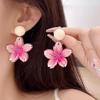 Fashion light luxury high-end stud earrings small fresh flower series earrings sweet and exquisite niche versatile daily earrings