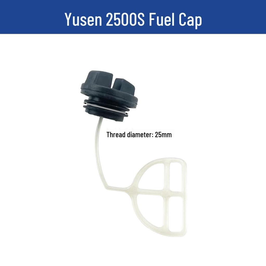 Yusen 2500S Chainsaw Parts: Cylinder, Brake, Pull Cord, Clutch, Air Filter, Carburetor.