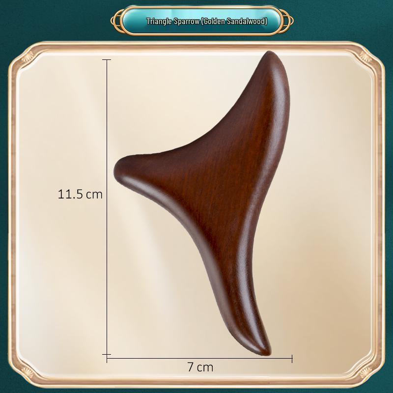 Sandalwood Chicken Wing Wood Gua Sha Acupoint Foot Massager