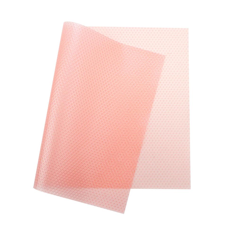 

Silicone world Reusable Cabinet Mat Drawer Mat Shelf Liners Moisture-Proof Waterproof Dust Anti-Slip Fridge Kitchen Table Pad 45X29CM прозрачный красный
