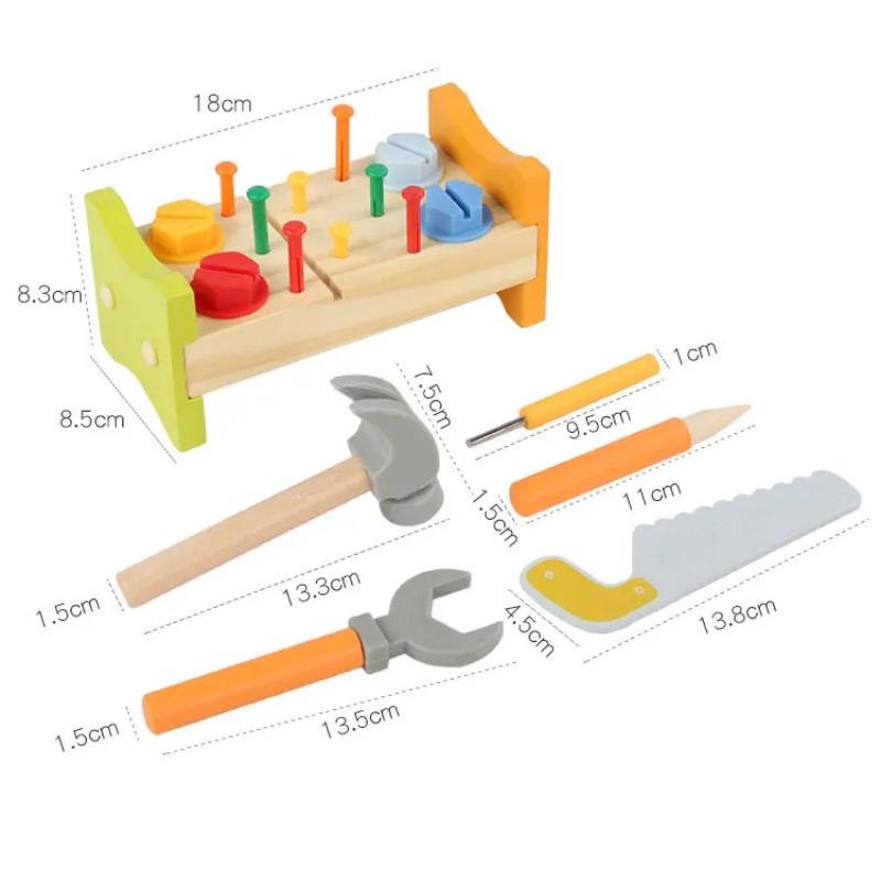 Kids Tool Bench Workshop Workbench Construction Toys for Kids Educational Preschool Learning Montessori Toys Learning Sensory Toy