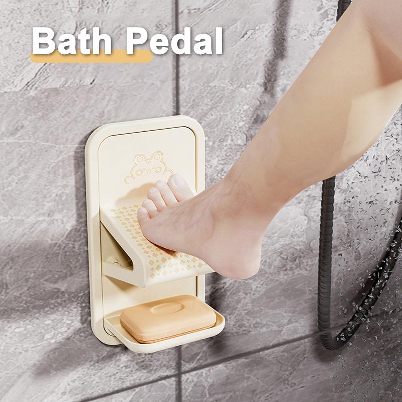Bathroom Shower Foot Rest Shaving Leg Step Aid Grip Holder Pedal Step Suction Cup Non Slip Foot Pedal Wash Feet Accessories