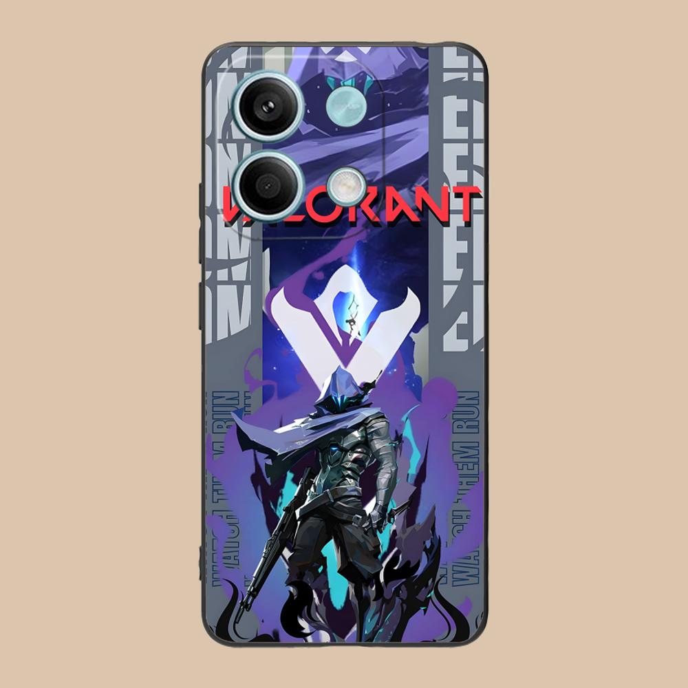 

Valo Omen Phone Case for POCO F8 F7 F6 F5 F4 F3 F2 Pro GT C75 C71 C65 C61 C40 Pro Ultra Soft TPU Shockproof Cover Poco C40