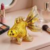Multifunctional Goldfish Shape Jewelry Holder Delicate Jewelry Organizers Alloy Texture Suitable for Various Occasion