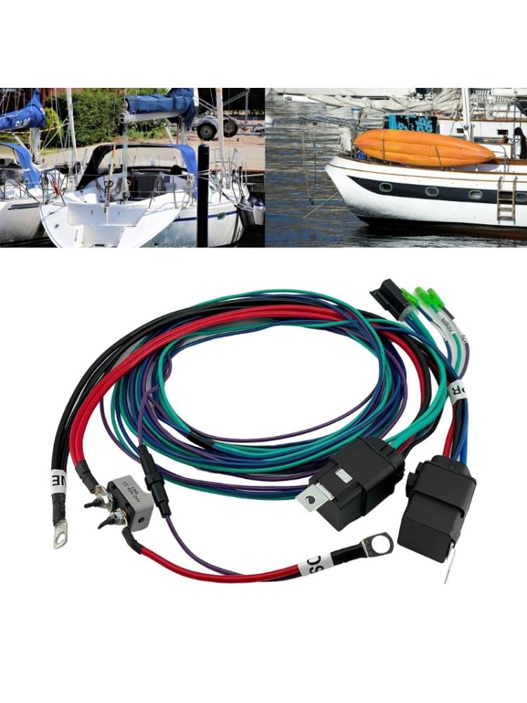 Professional CMC 7014G Wiring Harness Jacks Plate & Tilt Trim Unit Boating Hardware Cable Qucik Connections