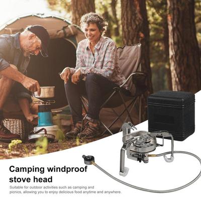 Camp Stoves For Camping Small Camping Stove Space-Saving Backpacking Stove Non-slip Four-Burner Stove Outdoor Windproof Stove