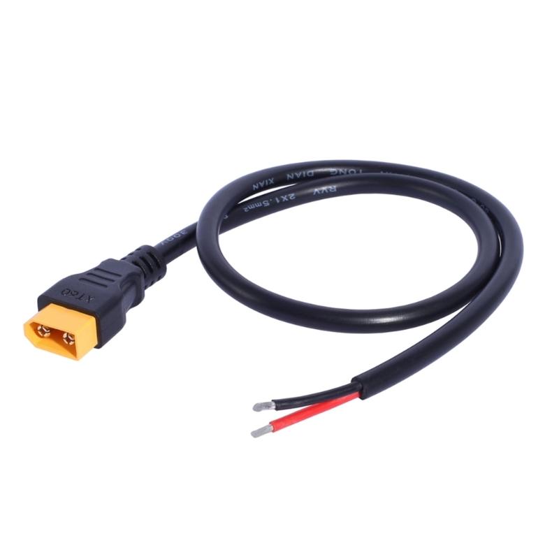 XT60H Male To 2Pin Connectors Pigtail Cable 14AWG Silicone Wire for RCs Car Boats Battery and FPV Drones