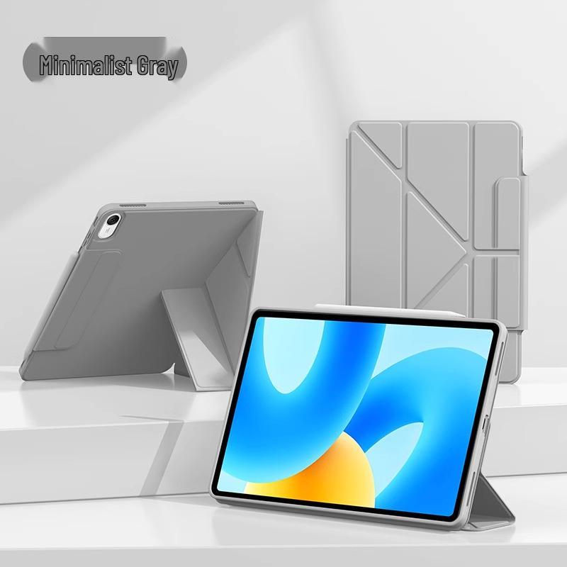 iPad A16 Protective Case with Pen Slot, Y-Fold, 10.2-inch, Drop-Proof, Compatible with Pro13 9th Gen Air 57, Buckle Closure.