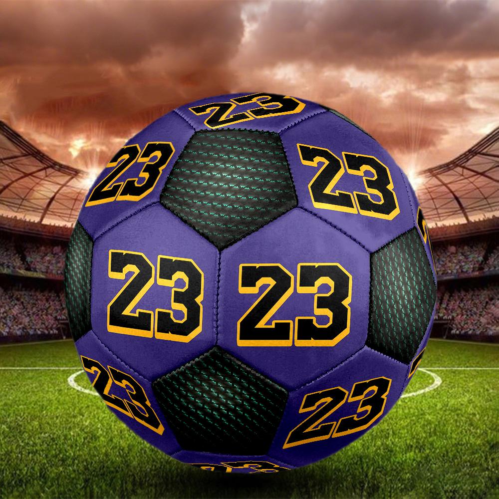1pc Miami Messi and LeBron James  Football Soccer Ball Size 5 Indoor Soccer Ball Fashion Colorful  Backyard Game -Great For Sports Fans Gift