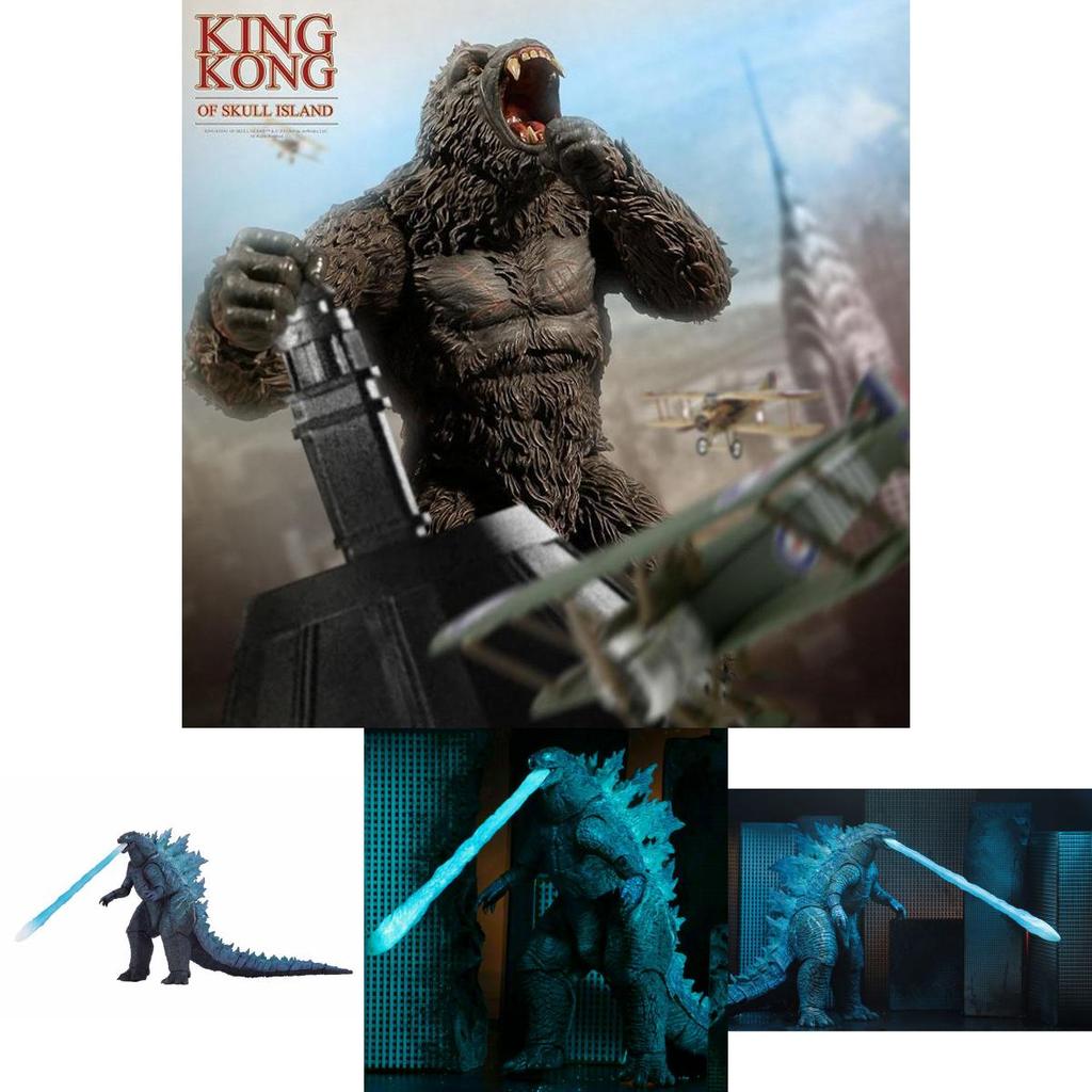 Eye-catching Godzilla Vs King Kong 7-inch Pvc Collectible Figure For Movie Lovers