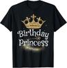 Sweet Birthday Girl Princess Crown Birthday Party T-Shirt Unisex T-Shirt