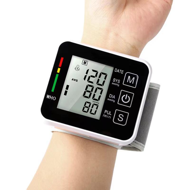 Smart Wrist Blood Pressure Monitor - Electronic Home Measuring Device