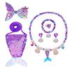 New children's mermaid swimsuit costume girl mermaid princess dress pink mermaid tail hot spring