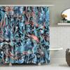 Underwater World Shower Curtain Blue Coral Jellyfish Print Home Decor Waterproof Bath Liner For Bathroom Decoration 69X72 Inches